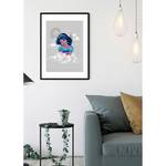 Poster Jasmin Clouds Multicolore - Carta - 50 cm x 70 cm