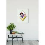 Tableau déco Snow White und Dopey Multicolore - Papier - 50 x 70 cm