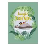 Tableau déco Jungle Book Friends Multicolore - Papier - 50 x 70 cm