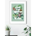 Wandbild Jungle Book Keep the Wild Mehrfarbig - Papier - 50 cm x 70 cm