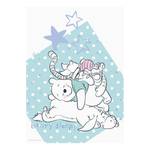 Tableau déco Winnie Pooh Beary Sleepy Multicolore - Papier - 50 x 70 cm