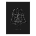 Tableau déco Star Wars Dark Side Vader Multicolore - Papier - 50 x 70 cm