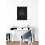 Wandbild Star Wars Lines Side Dark Vader