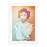 Wandbild Star Wars Icons Color Leia Mehrfarbig - Papier - 50 cm x 70 cm