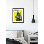 Wars Boba_Fett Star Quote Wandbild Comic