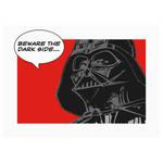 Tableau déco Star Wars Comic Quote Vader Noir / Rouge - Papier - 70 x 50 cm