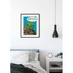 Wandbild Comic Yoda Quote Wars Star