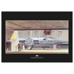Wandbild Star Wars Mos Eisley Hangar Braun / Grau - Papier - 70 cm x 50 cm