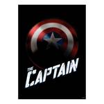 Wandbild Avengers The Captain Mehrfarbig - Papier - 50 cm x 70 cm