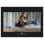 Poster Star Wars Endor Speeder Multicolore - Carta - 70 cm x 50 cm