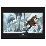 Tableau déco Star Wars Hoth Battle Multicolore - Papier - 70 x 50 cm