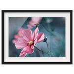 Afbeelding Lieveheersbeestje II papier/grenenhout - roze - 100 x 70 cm