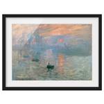 Bild Claude Monet Impression II Papier / Kiefer - Blau - 100 x 70 cm