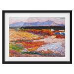 Afbeelding Jawlensky Middellandse Zee II papier/grenenhout - meerdere kleuren - 100 x 70 cm