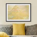Afbeelding Monet Vijver Waterlelies II papier/grenenhout - geel - 100 x 70 cm