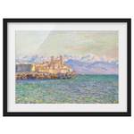 Bild Claude Monet Antibes-Le Fort II Papier / Kiefer - Türkis - 100 x 70 cm