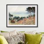 Bild Claude Monet Küste Varengeville II Papier / Kiefer - Beige - 100 x 70 cm