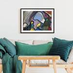Afbeelding Kandinsky Improvisation II papier/grenenhout - blauw - 70 x 50 cm
