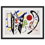 Afbeelding Kandinsky Reciproque II papier/grenenhout - meerdere kleuren - 100 x 70 cm