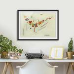 Poster cornice Kandinsky Oscillazione II Carta / Pino - Beige - 70 x 50 cm