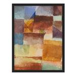 Poster con cornice Paul Klee Il deserto Carta / Pino - Marrone - 50 x 70 cm
