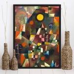 Afbeelding Paul Klee Der Vollmond papier/grenenhout - bruin - 50 x 70 cm