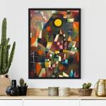 Afbeelding Paul Klee Der Vollmond papier/grenenhout - bruin - 50 x 70 cm