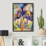 Afbeelding Klee Mildtropische Landschaft papier/grenenhout - meerdere kleuren - 50 x 70 cm