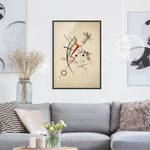 Bild Wassily Kandinsky Jahresgabe Papier / Kiefer - Beige - 70 x 100 cm