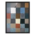 Bild Paul Klee Farbtafel Papier / Kiefer - Braun - 70 x 100 cm