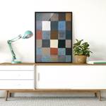 Afbeelding Paul Klee Farbtafel papier/grenenhout - bruin - 70 x 100 cm