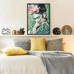 Afbeelding Frida Kahlo Collage No.3 V papier/grenenhout - groen - 50 x 70 cm