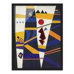 Poster con cornice Kandinsky Legame Carta / Pino - Multicolore - 70 x 100 cm