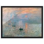 Afbeelding Claude Monet Impression I papier/grenenhout - blauw
