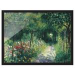 Afbeelding Renoir Vrouwen in Tuin I papier/grenenhout - groen