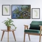 Afbeelding Monet Waterlelies Nympheas I papier/grenenhout - lila