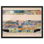 Tableau Paul Klee, La lune I Papier / Pin - Multicolore