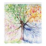 Duschvorhang Bunte Jahreszeiten Polyester - Mehrfarbig - 175 x 200 cm