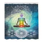 Douchegordijn Mandala Zen polyester - meerdere kleuren - 175 x 200 cm