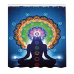 Rideau de douche Mandala Chakra Polyester - Multicolore - 175 x 180 cm