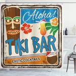 Rideau de douche Tiki Bar Polyester - Multicolore - 175 x 240 cm