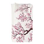 Tagesdecken-Set Sakura Polyester - Rosa / Braun - 170 x 220 cm