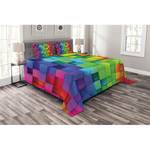 Couvre-lit Rainbow Color Polyester - Multicolore - 220 x 220 cm