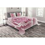 Bedsprei-set Rozenblaadjes Schoonheid polyester - roze/wit - 220 x 220 cm
