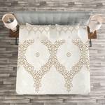 Copriletto e federa Eastern Element Poliestere - Crema - 220 x 220 cm