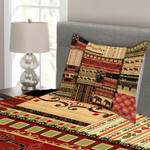 Tagesdecken-Set Patchwork Polyester - Rot - 170 x 220 cm