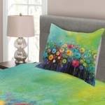Bedsprei-set Kleurrijke bloemen polyester  - meerdere kleuren - 170 x 220 cm