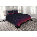 Bedsprei-set Red Sky polyester - indigo/magenta - 264 x 220 cm