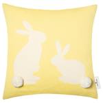 Kissenbezug Bobble Rabbit Baumwolle - Gelb