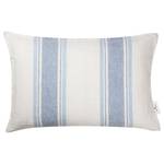 Housse de coussin Linen II Lin - Bleu